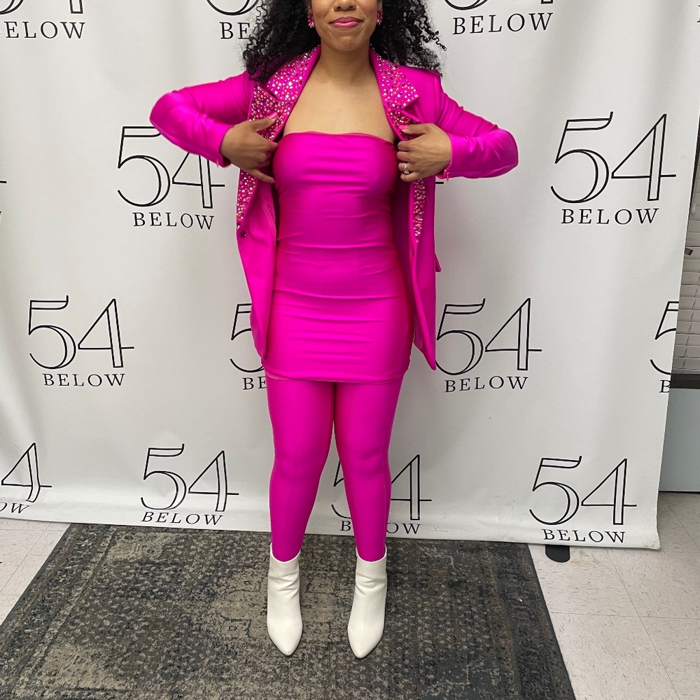 Good American Fuschia 3 Piece Suit